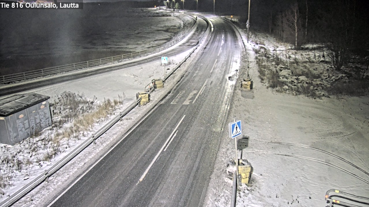 Weather Camera Image Väg 816 Uleåsalo, Oulu, Pohjois-Pohjanmaa