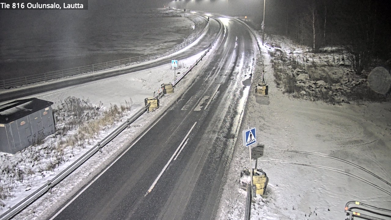 Weather Camera Image Väg 816 Uleåsalo, Oulu, Pohjois-Pohjanmaa