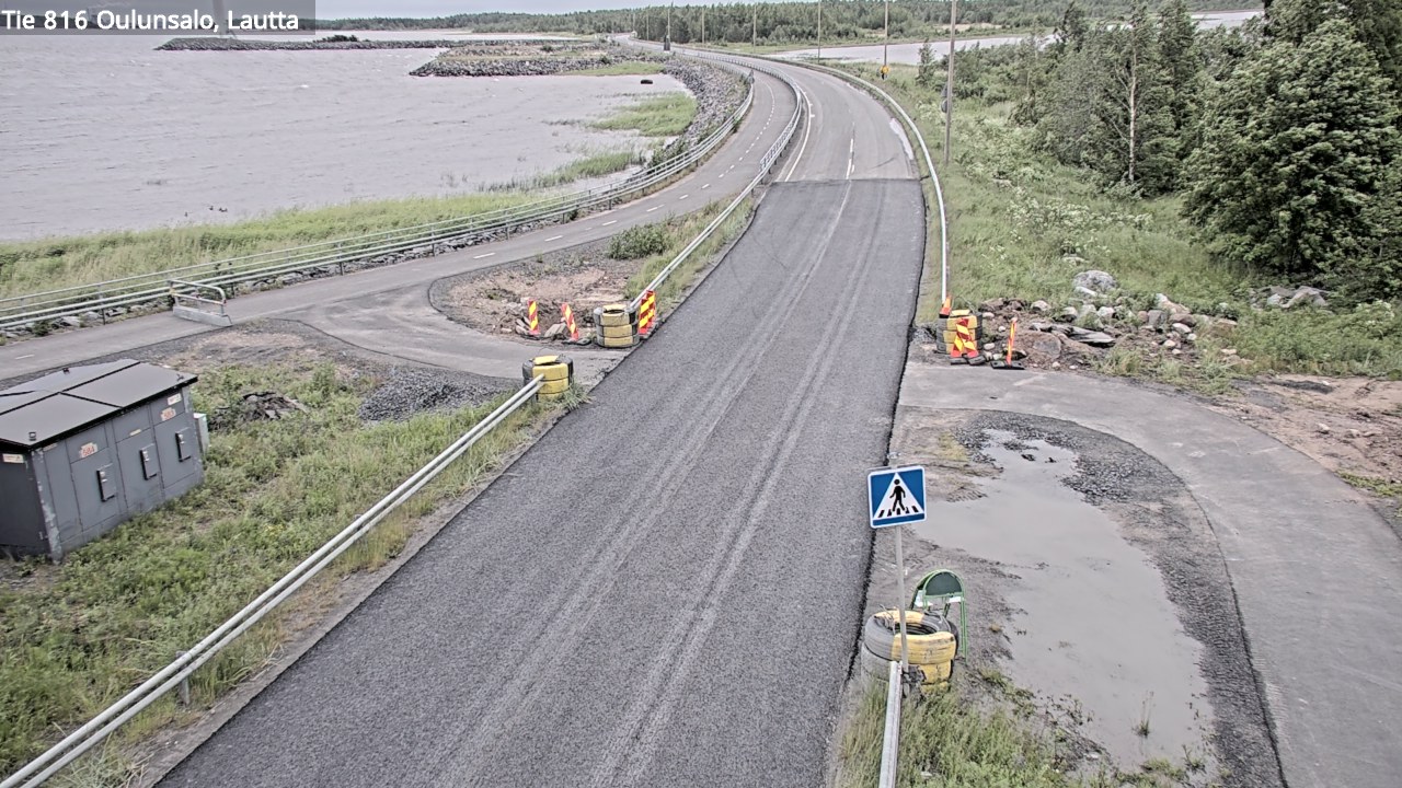 Kelikamerat Kuva Tie 816 Oulunsalo, lauttaranta, Oulu, Pohjois-Pohjanmaa