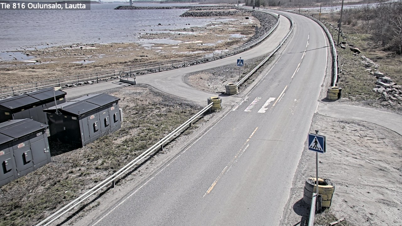 Weather Camera Image Väg 816 Uleåsalo, Oulu, Pohjois-Pohjanmaa