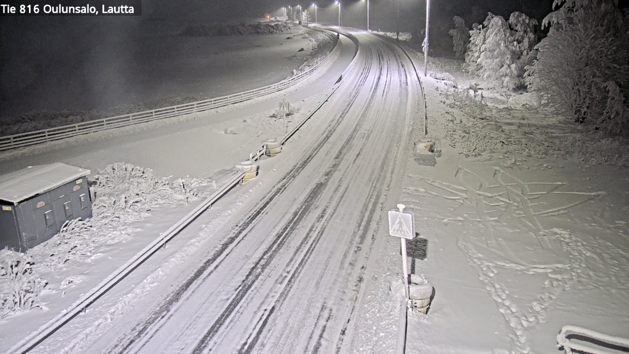 Weather Camera Image Road 816 Oulunsalo, Oulu, Pohjois-Pohjanmaa