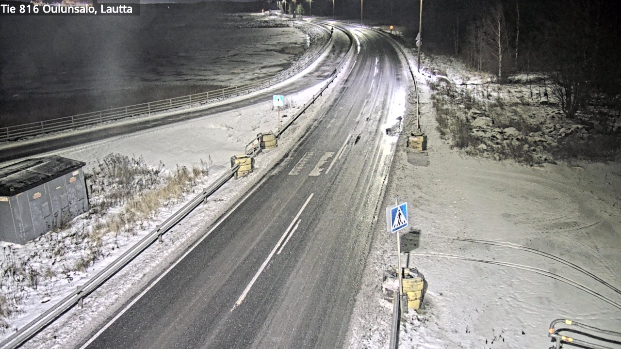 Weather Camera Image Väg 816 Uleåsalo, Oulu, Pohjois-Pohjanmaa