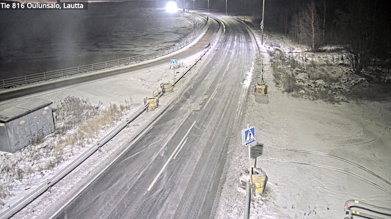 Weather Camera Image Väg 816 Uleåsalo, Oulu, Pohjois-Pohjanmaa