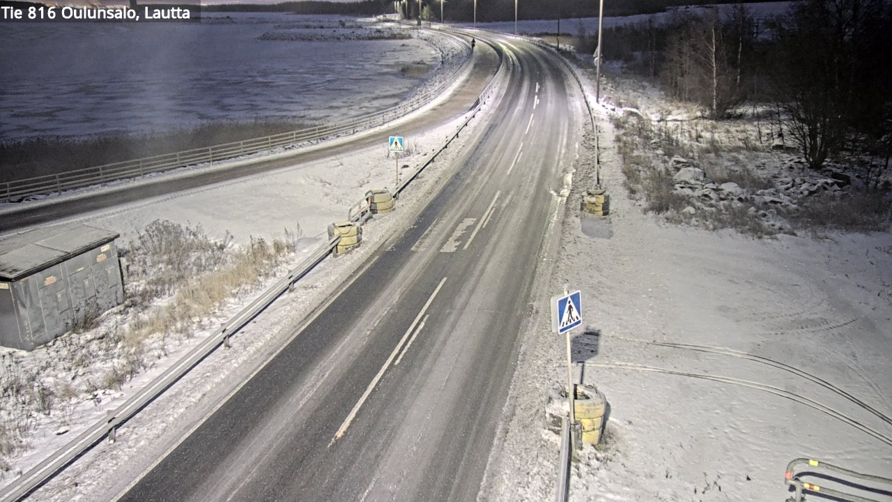 Weather Camera Image Väg 816 Uleåsalo, Oulu, Pohjois-Pohjanmaa