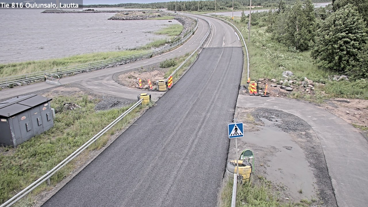 Weather Camera Image Väg 816 Uleåsalo, Oulu, Pohjois-Pohjanmaa