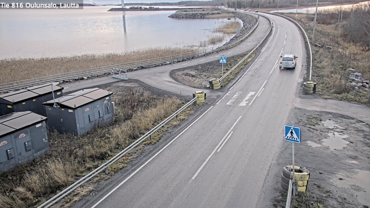 Kelikamerat Kuva Tie 816 Oulunsalo, lauttaranta, Oulu, Pohjois-Pohjanmaa