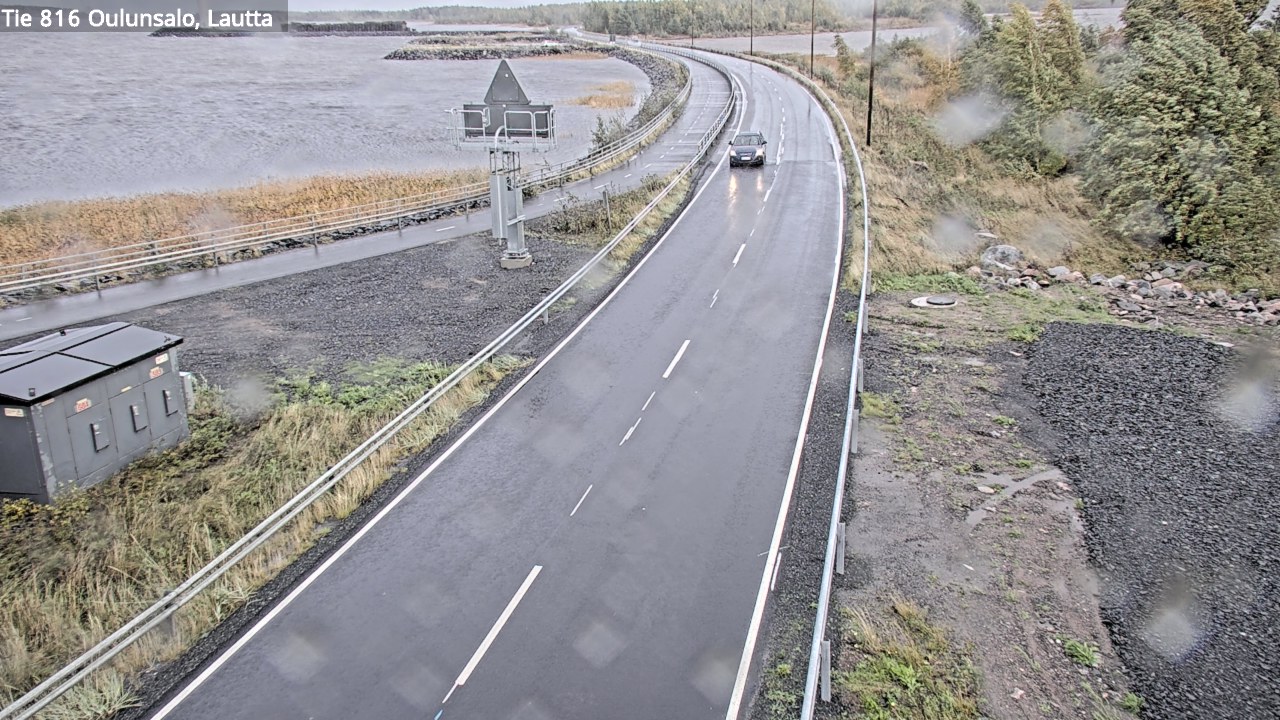 Weather Camera Image Väg 816 Uleåsalo, Oulu, Pohjois-Pohjanmaa