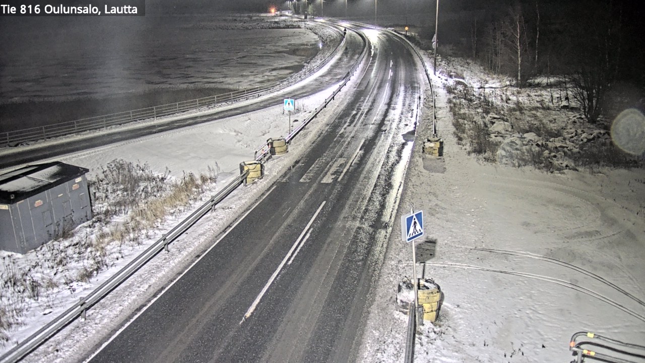 Weather Camera Image Väg 816 Uleåsalo, Oulu, Pohjois-Pohjanmaa