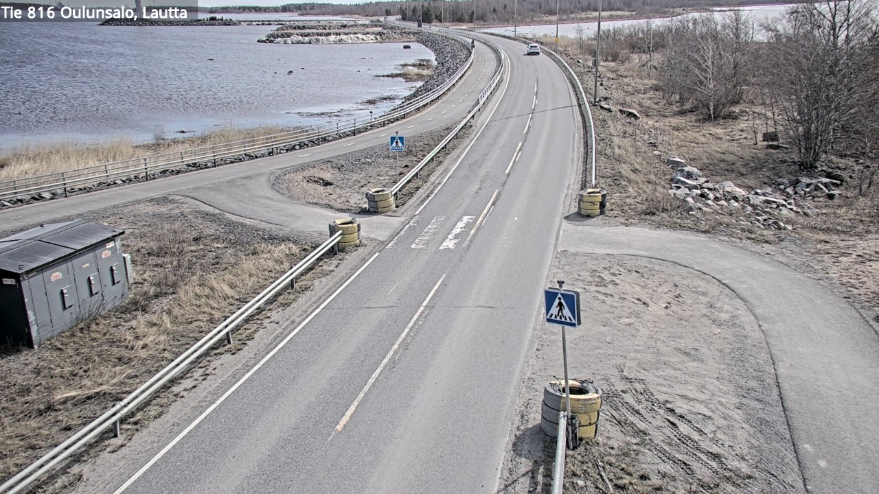 Weather Camera Image Väg 816 Uleåsalo, Oulu, Pohjois-Pohjanmaa
