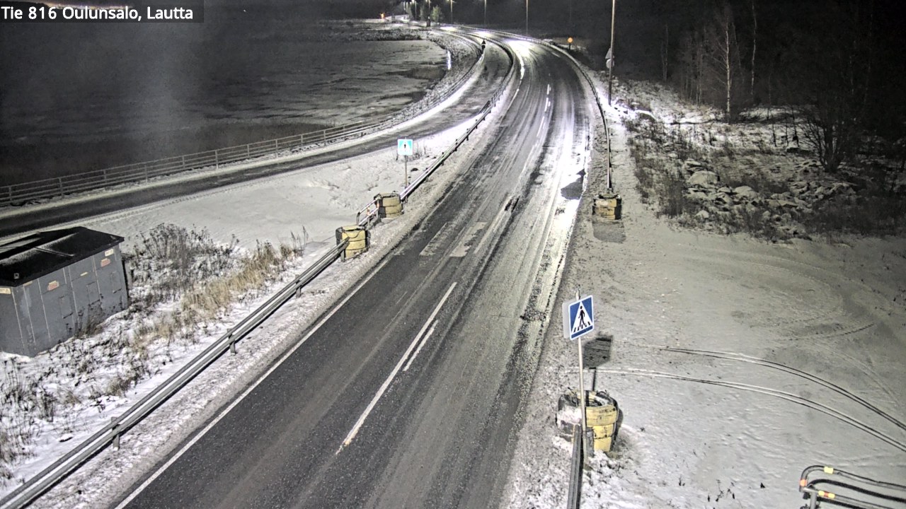 Weather Camera Image Väg 816 Uleåsalo, Oulu, Pohjois-Pohjanmaa