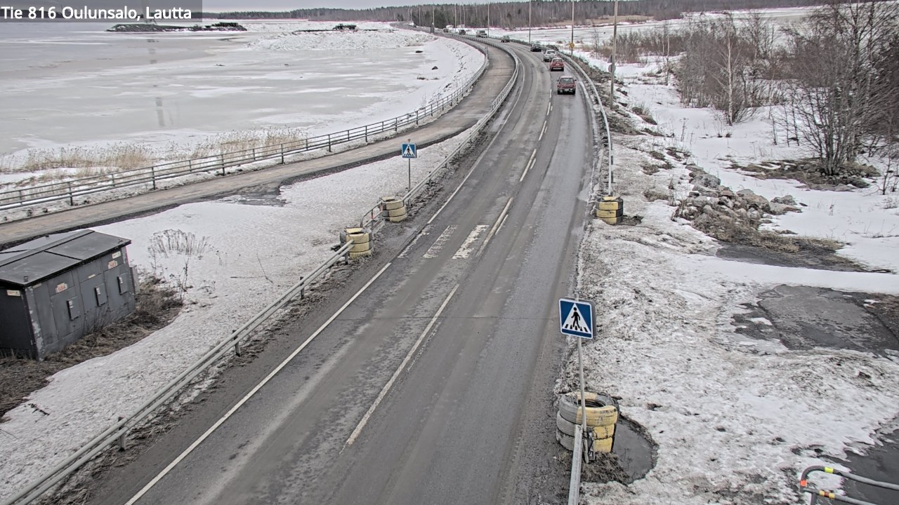 Kelikamerat Kuva Tie 816 Oulunsalo, lauttaranta, Oulu, Pohjois-Pohjanmaa