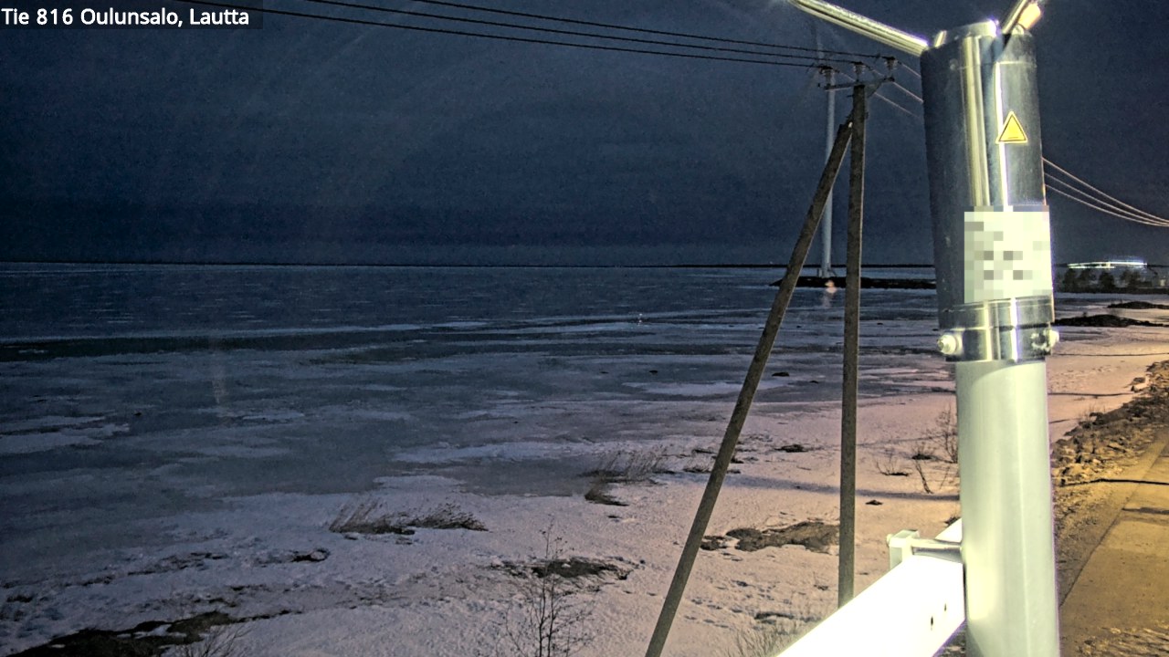 Kelikamerat Kuva Tie 816 Oulunsalo, lauttaranta, Oulu, Pohjois-Pohjanmaa