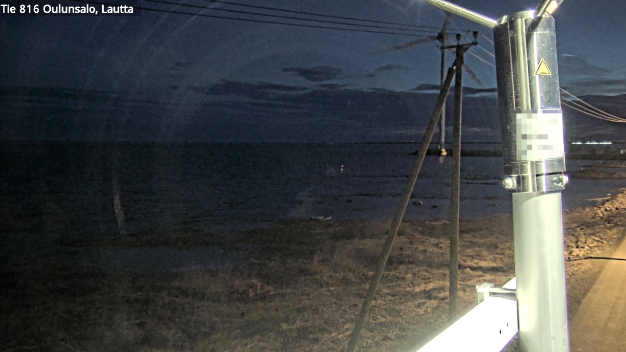 Weather Camera Image Väg 816 Uleåsalo, Oulu, Pohjois-Pohjanmaa