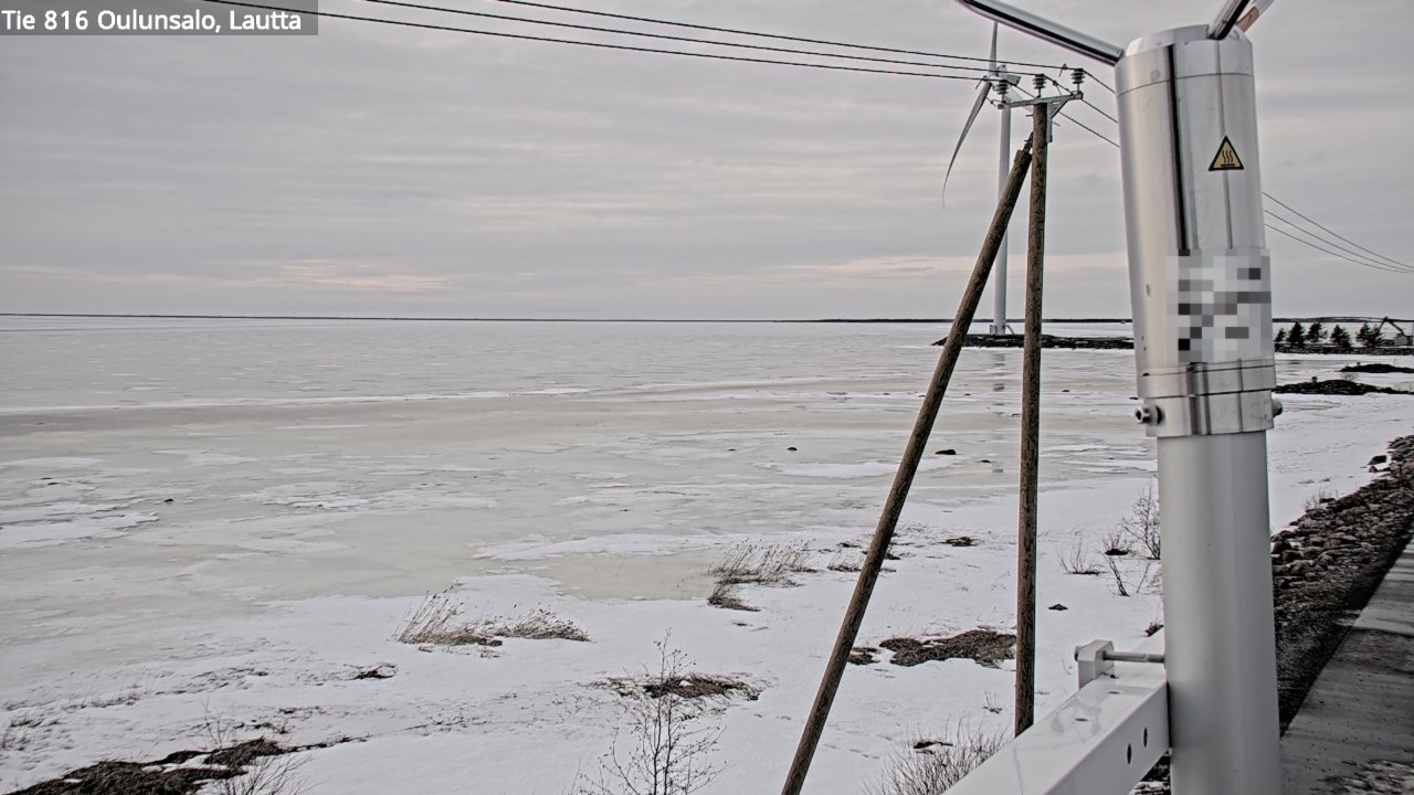 Kelikamerat Kuva Tie 816 Oulunsalo, lauttaranta, Oulu, Pohjois-Pohjanmaa