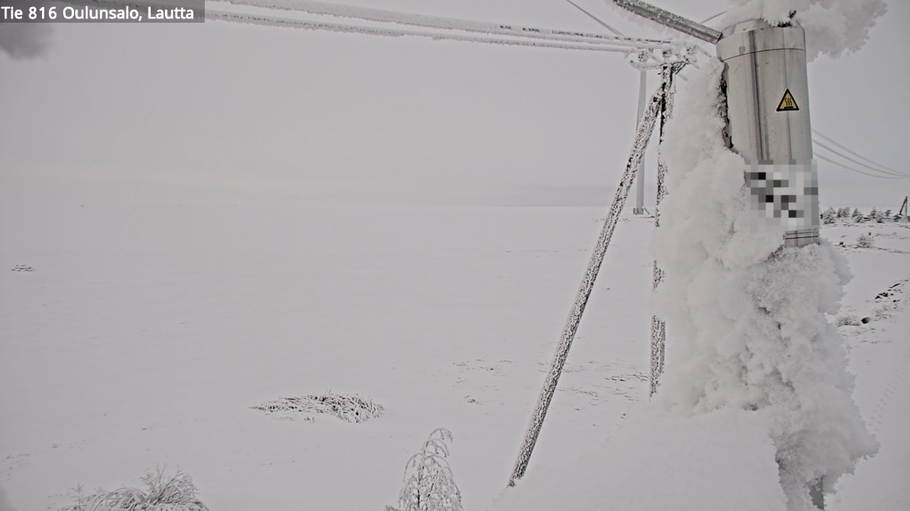Weather Camera Image Road 816 Oulunsalo, Oulu, Pohjois-Pohjanmaa