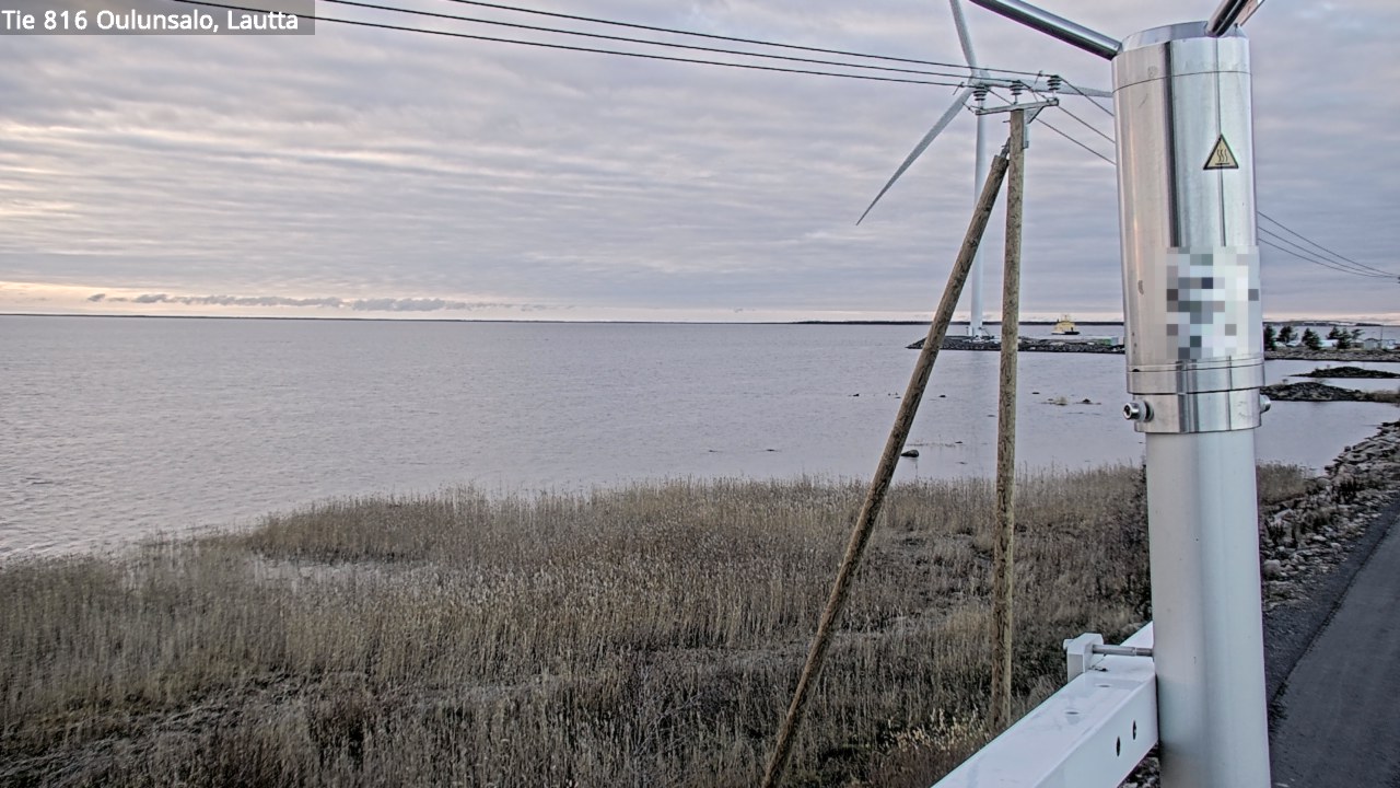 Kelikamerat Kuva Tie 816 Oulunsalo, lauttaranta, Oulu, Pohjois-Pohjanmaa