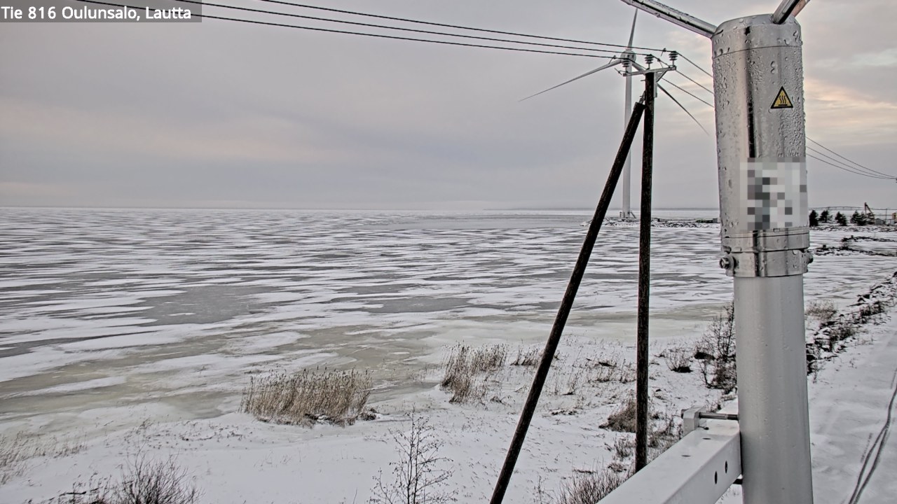 Weather Camera Image Road 816 Oulunsalo, Oulu, Pohjois-Pohjanmaa