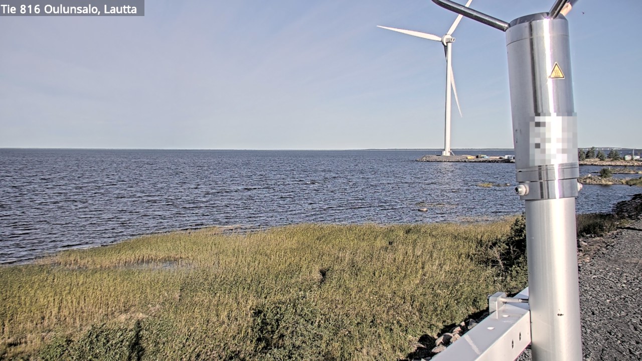 Weather Camera Image Väg 816 Uleåsalo, Oulu, Pohjois-Pohjanmaa