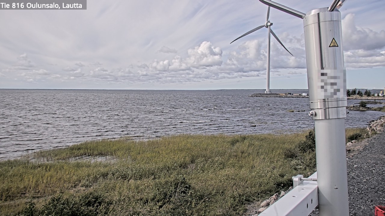 Weather Camera Image Väg 816 Uleåsalo, Oulu, Pohjois-Pohjanmaa