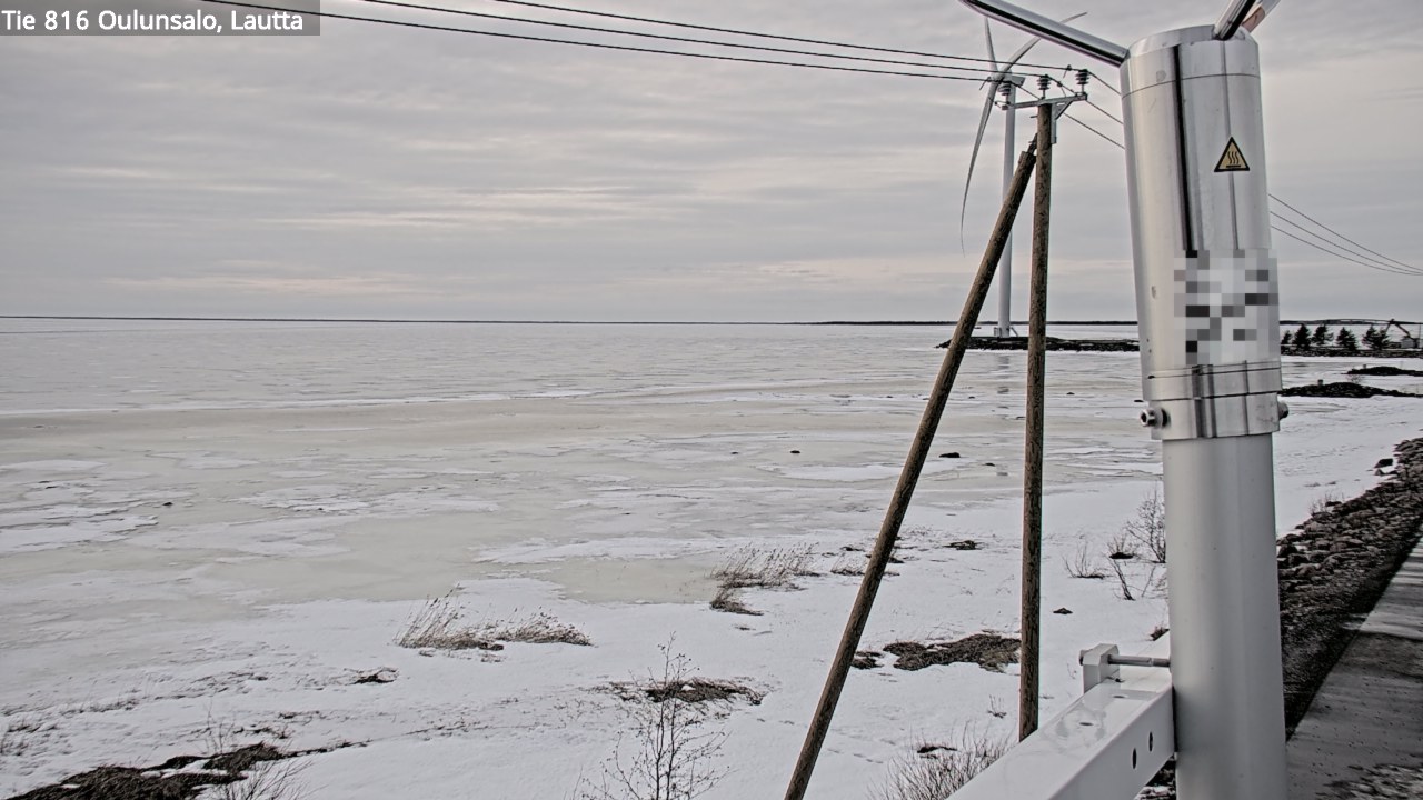 Kelikamerat Kuva Tie 816 Oulunsalo, lauttaranta, Oulu, Pohjois-Pohjanmaa