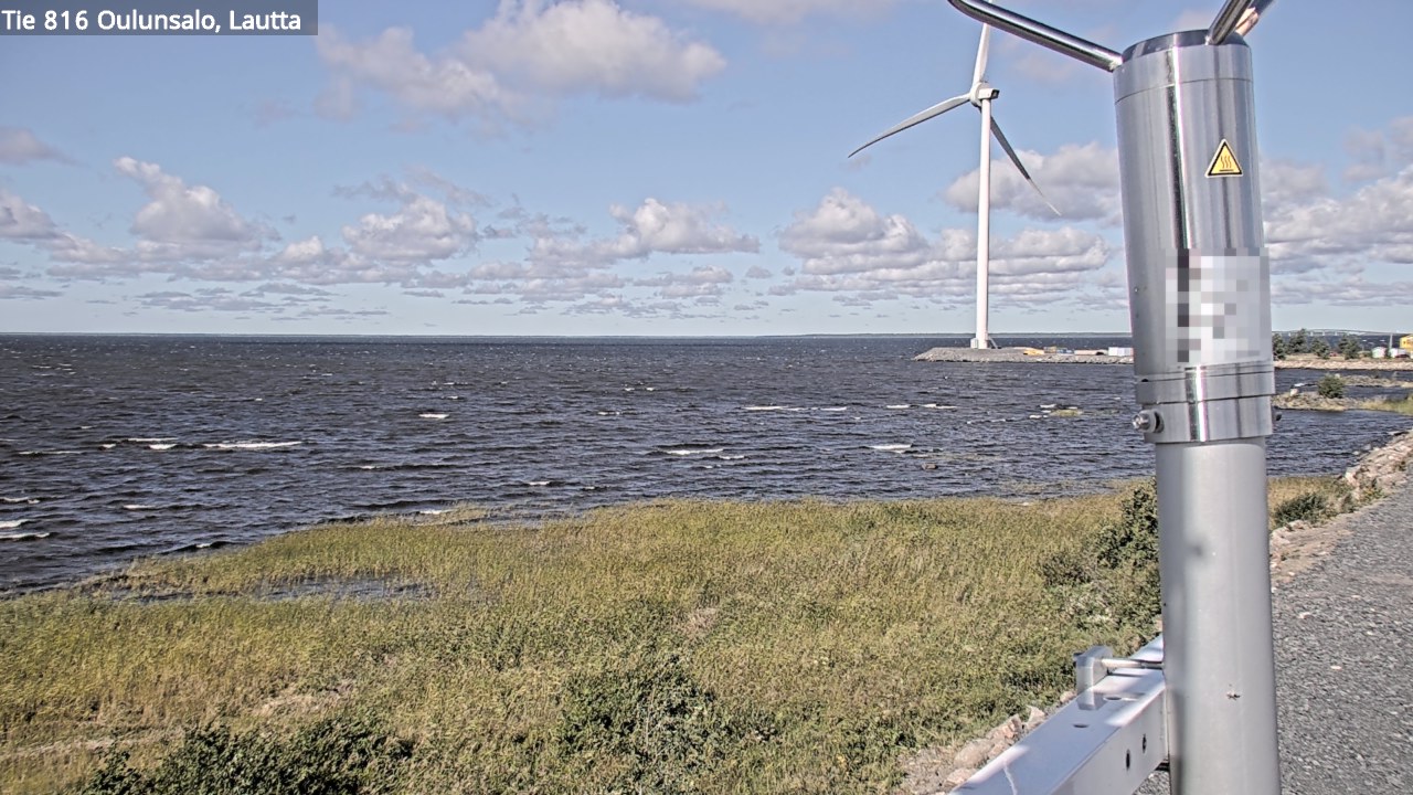 Kelikamerat Kuva Tie 816 Oulunsalo, lauttaranta, Oulu, Pohjois-Pohjanmaa