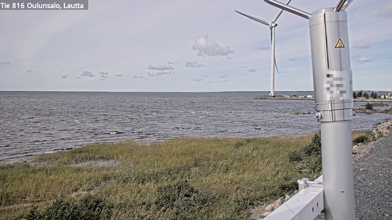 Weather Camera Image Väg 816 Uleåsalo, Oulu, Pohjois-Pohjanmaa