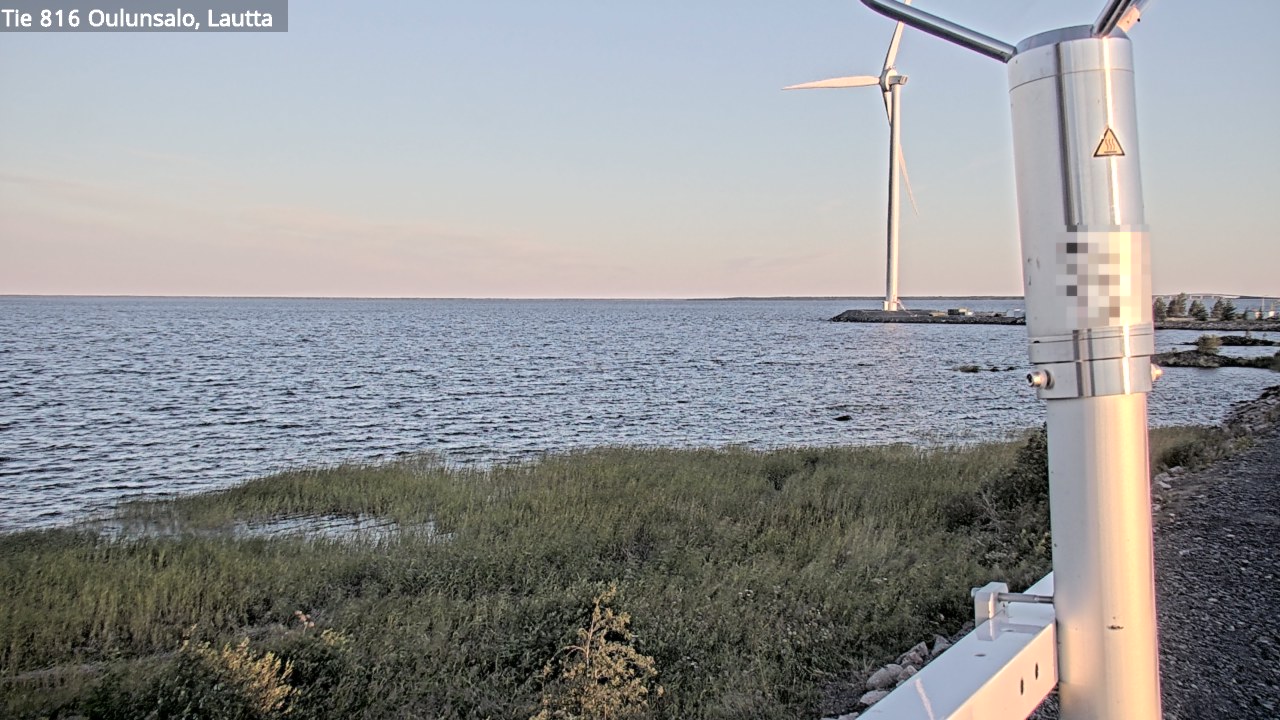 Kelikamerat Kuva Tie 816 Oulunsalo, lauttaranta, Oulu, Pohjois-Pohjanmaa