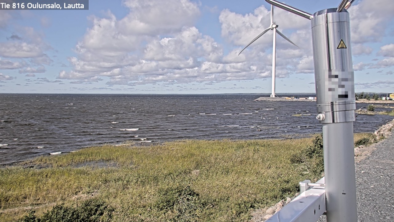 Kelikamerat Kuva Tie 816 Oulunsalo, lauttaranta, Oulu, Pohjois-Pohjanmaa