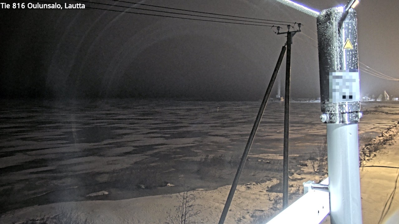 Weather Camera Image Road 816 Oulunsalo, Oulu, Pohjois-Pohjanmaa