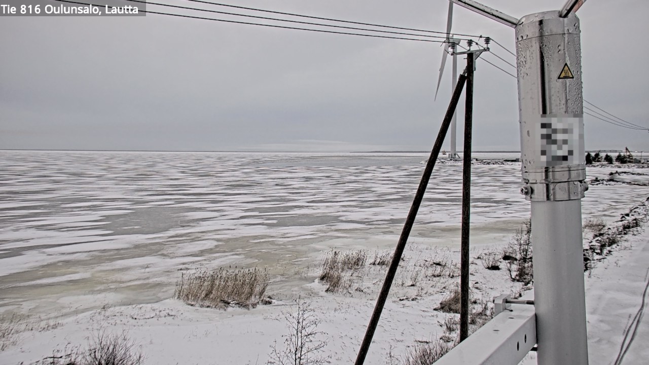 Weather Camera Image Road 816 Oulunsalo, Oulu, Pohjois-Pohjanmaa