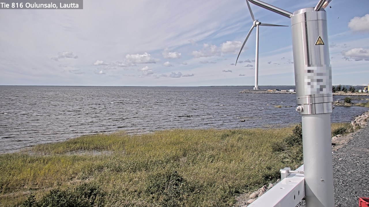 Weather Camera Image Väg 816 Uleåsalo, Oulu, Pohjois-Pohjanmaa