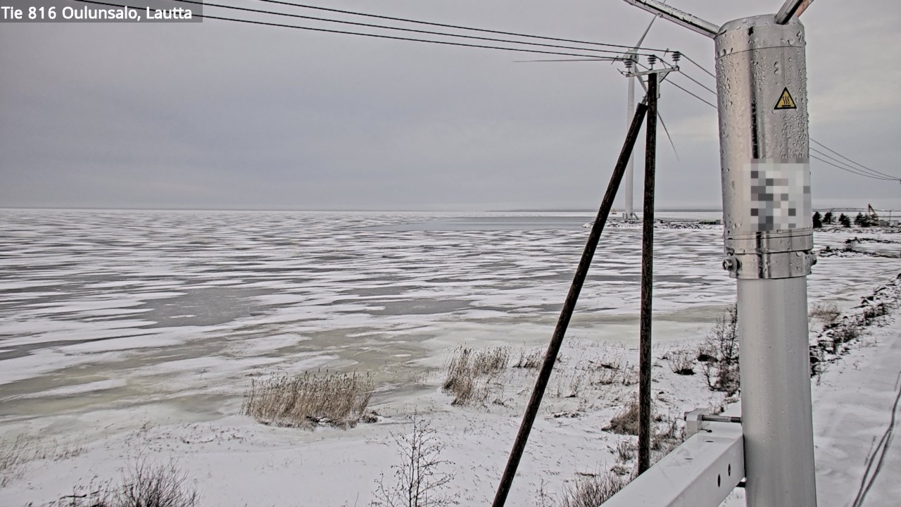 Weather Camera Image Road 816 Oulunsalo, Oulu, Pohjois-Pohjanmaa