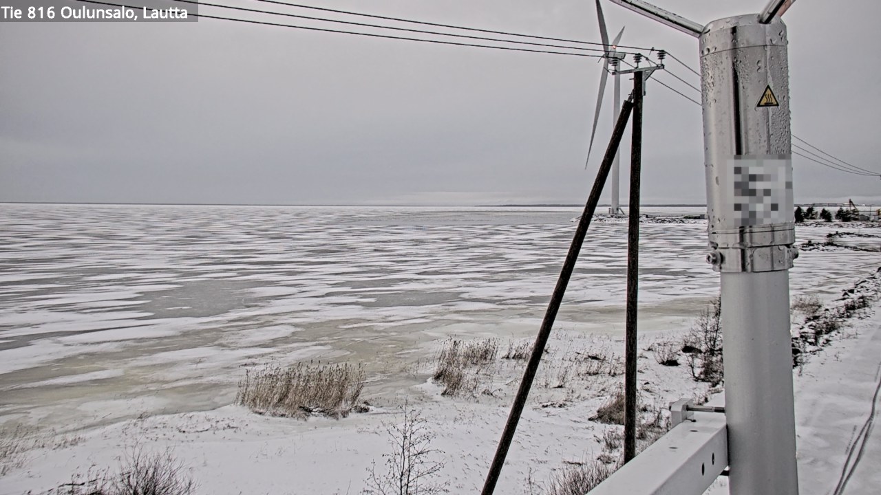 Weather Camera Image Road 816 Oulunsalo, Oulu, Pohjois-Pohjanmaa