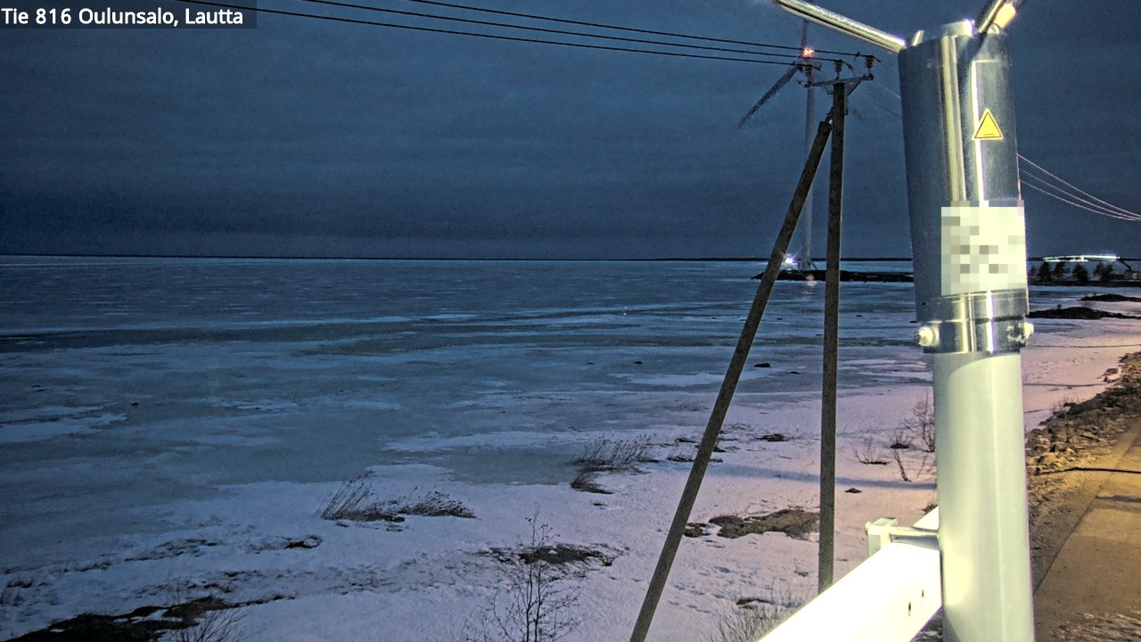 Kelikamerat Kuva Tie 816 Oulunsalo, lauttaranta, Oulu, Pohjois-Pohjanmaa