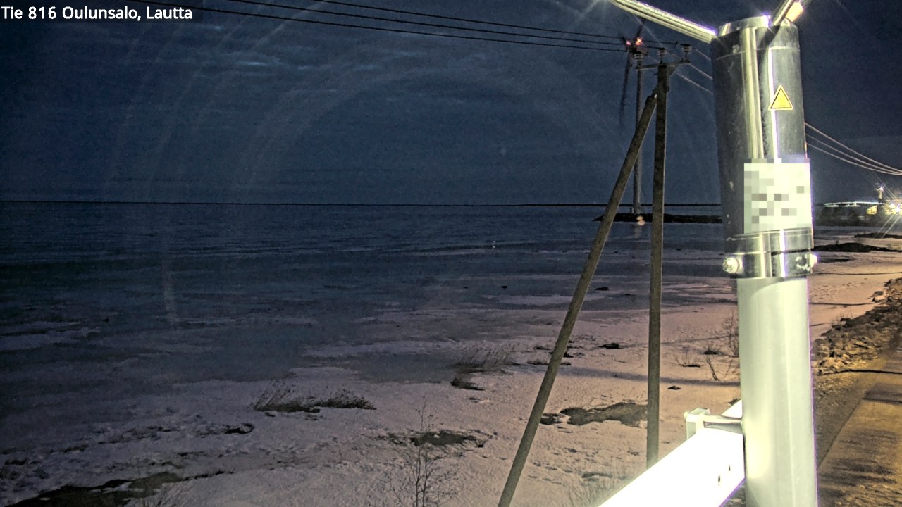 Kelikamerat Kuva Tie 816 Oulunsalo, lauttaranta, Oulu, Pohjois-Pohjanmaa