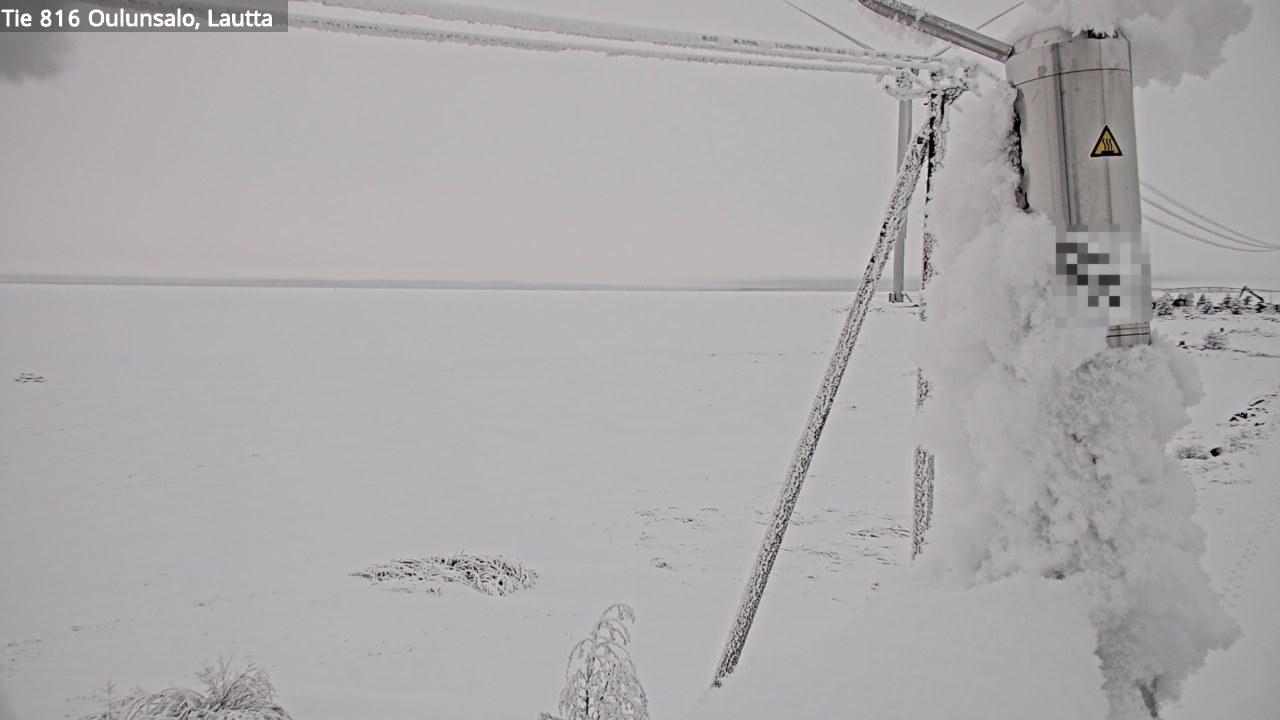 Weather Camera Image Road 816 Oulunsalo, Oulu, Pohjois-Pohjanmaa