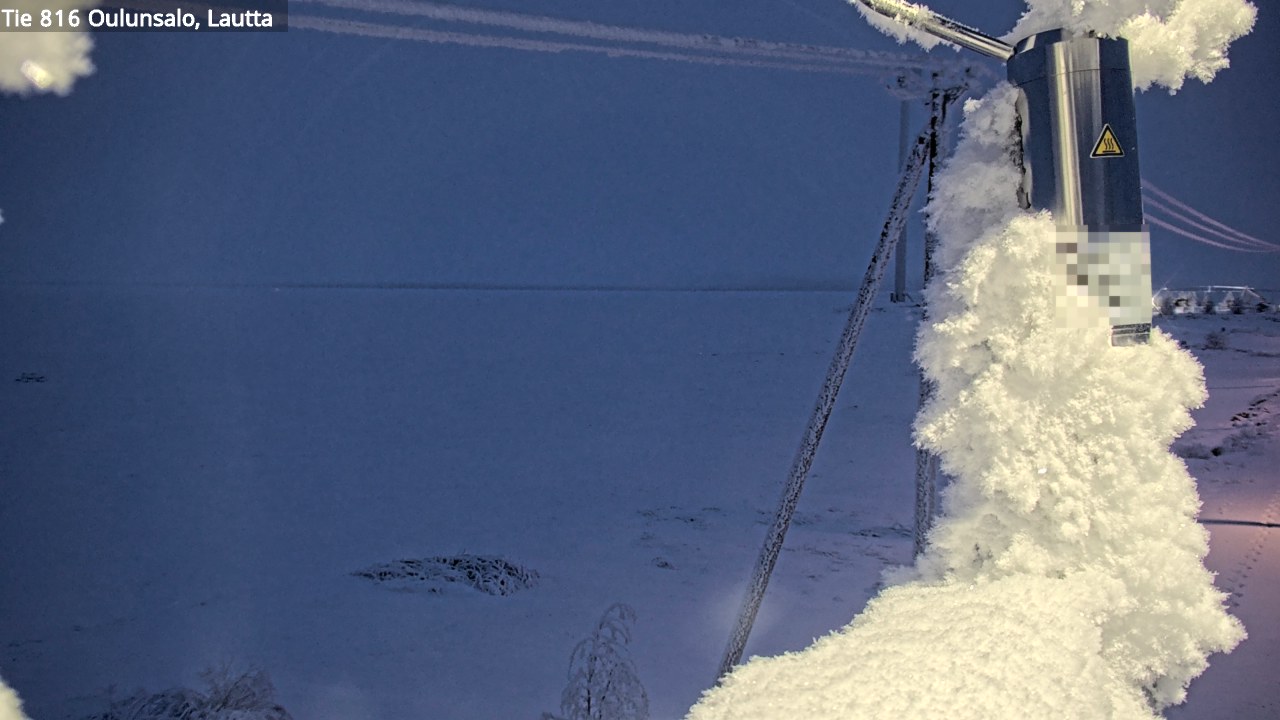 Weather Camera Image Road 816 Oulunsalo, Oulu, Pohjois-Pohjanmaa