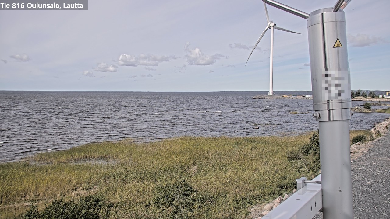 Weather Camera Image Väg 816 Uleåsalo, Oulu, Pohjois-Pohjanmaa