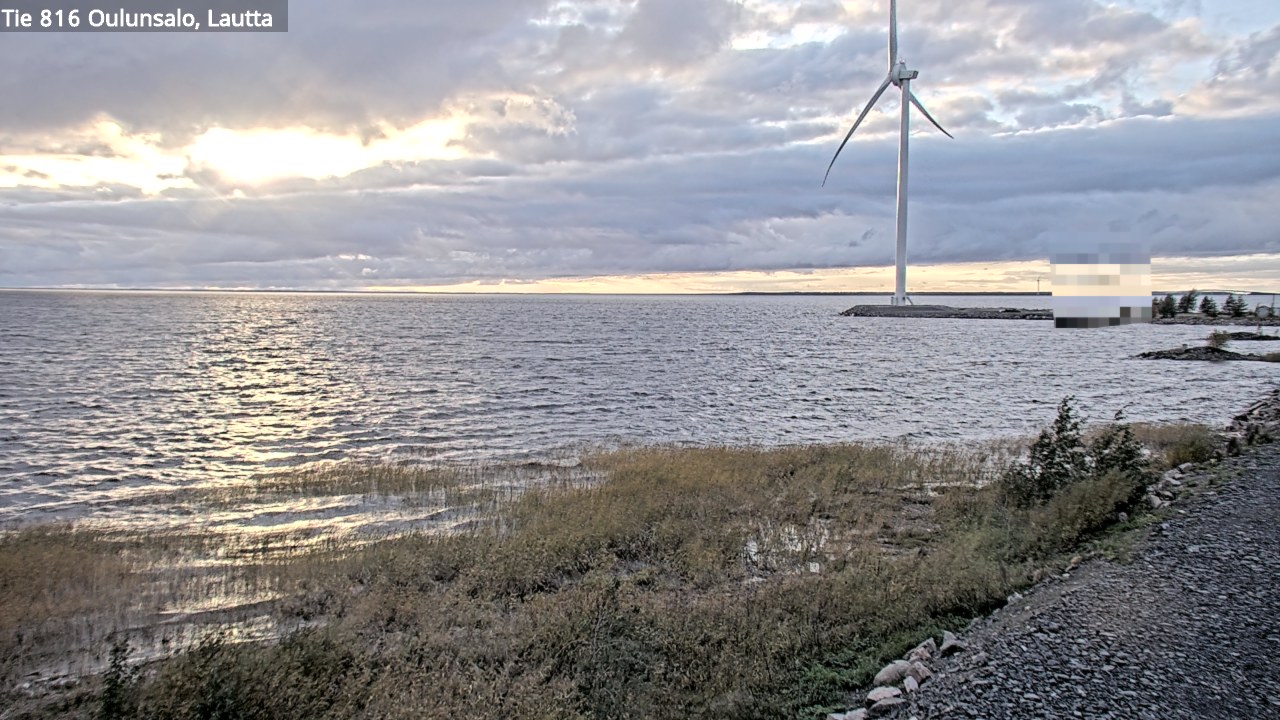 Kelikamerat Kuva Tie 816 Oulunsalo, lauttaranta, Oulu, Pohjois-Pohjanmaa
