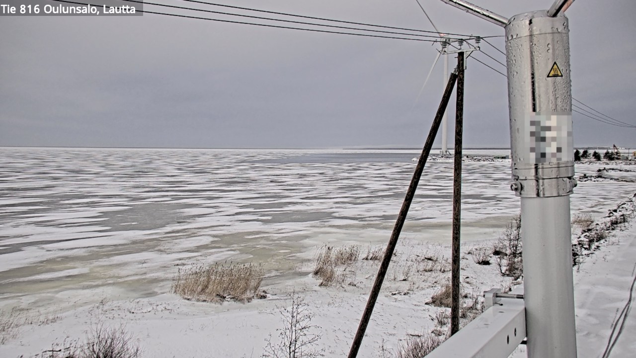 Weather Camera Image Road 816 Oulunsalo, Oulu, Pohjois-Pohjanmaa