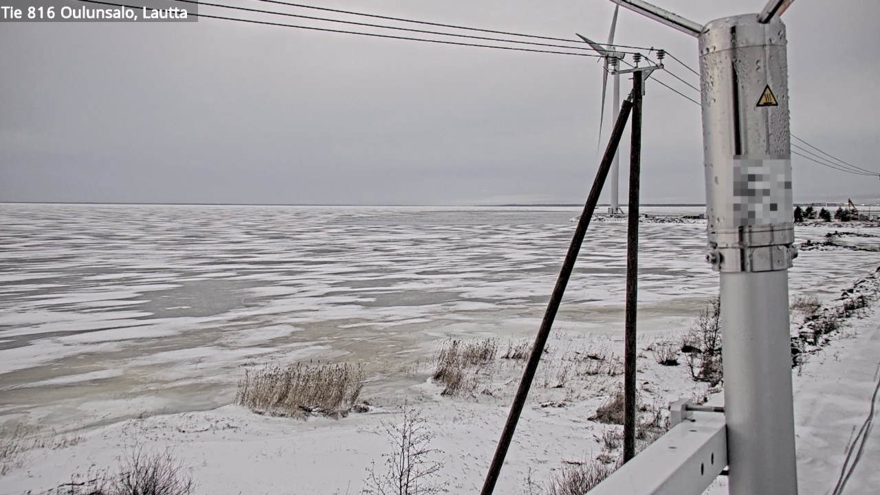 Weather Camera Image Road 816 Oulunsalo, Oulu, Pohjois-Pohjanmaa