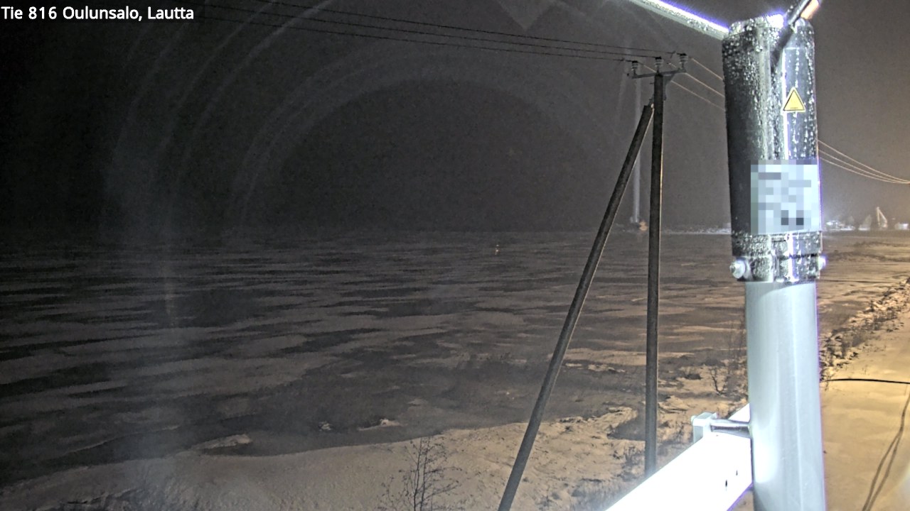 Weather Camera Image Road 816 Oulunsalo, Oulu, Pohjois-Pohjanmaa