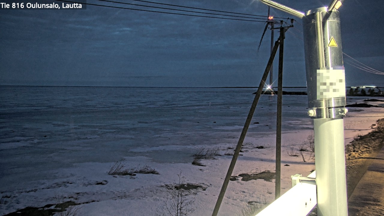 Kelikamerat Kuva Tie 816 Oulunsalo, lauttaranta, Oulu, Pohjois-Pohjanmaa