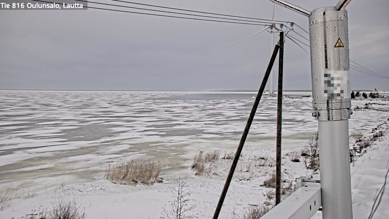 Weather Camera Image Road 816 Oulunsalo, Oulu, Pohjois-Pohjanmaa