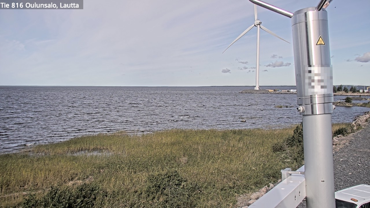Weather Camera Image Väg 816 Uleåsalo, Oulu, Pohjois-Pohjanmaa