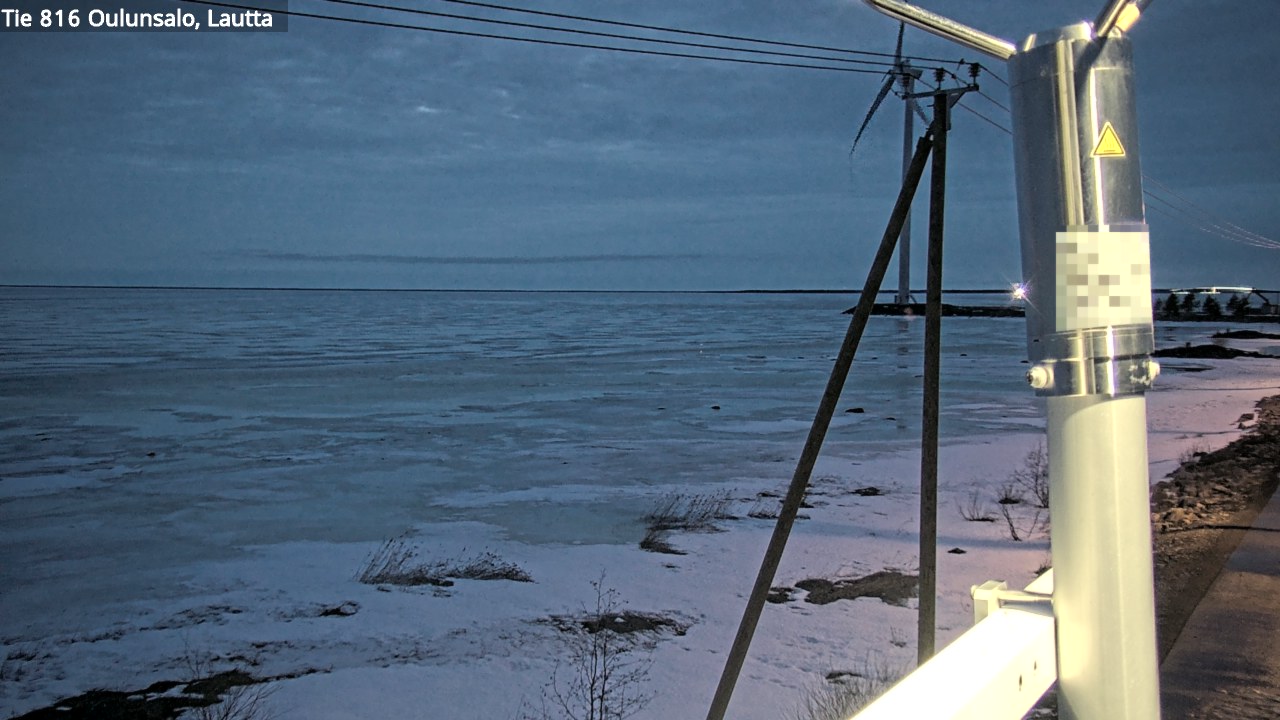 Kelikamerat Kuva Tie 816 Oulunsalo, lauttaranta, Oulu, Pohjois-Pohjanmaa