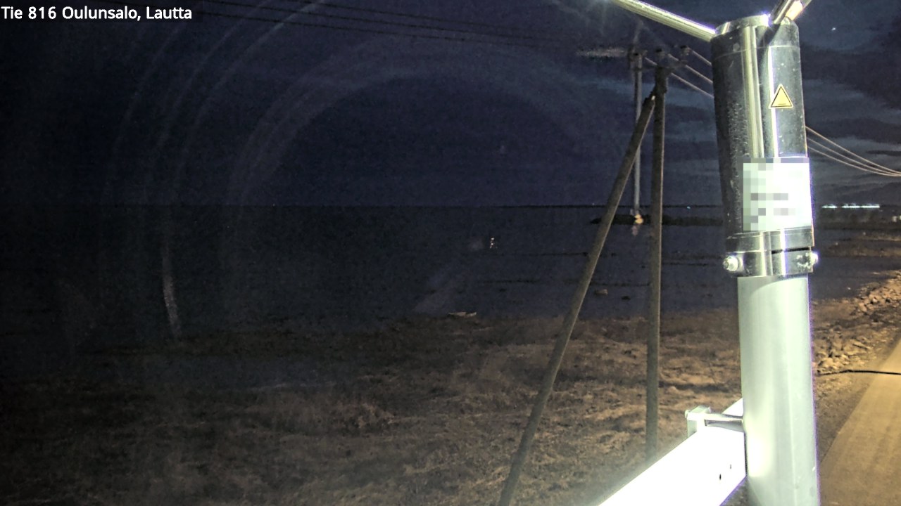 Weather Camera Image Väg 816 Uleåsalo, Oulu, Pohjois-Pohjanmaa