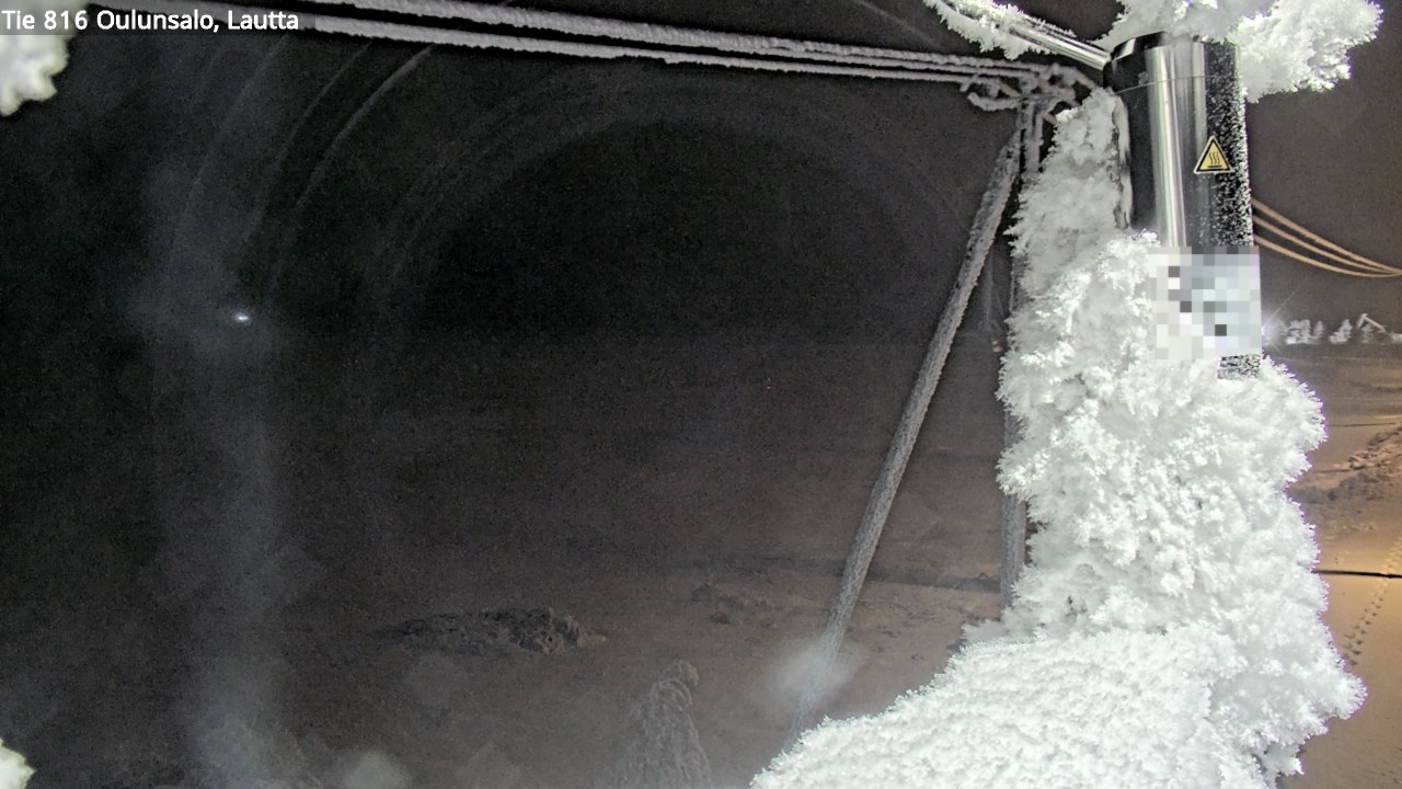 Weather Camera Image Road 816 Oulunsalo, Oulu, Pohjois-Pohjanmaa