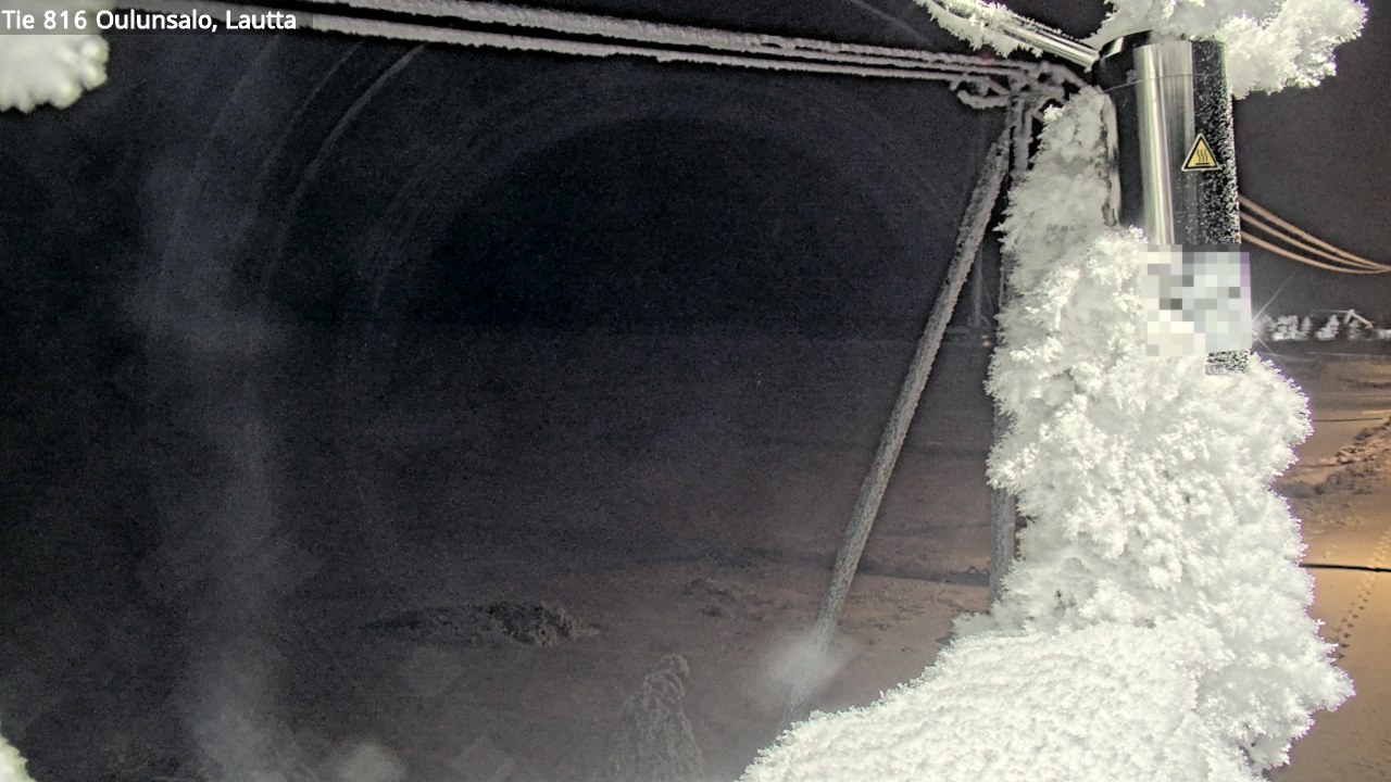 Weather Camera Image Road 816 Oulunsalo, Oulu, Pohjois-Pohjanmaa