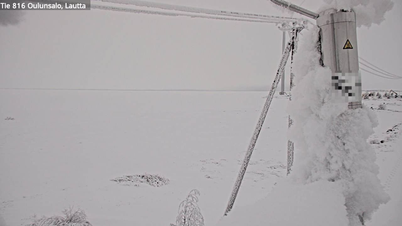 Weather Camera Image Road 816 Oulunsalo, Oulu, Pohjois-Pohjanmaa